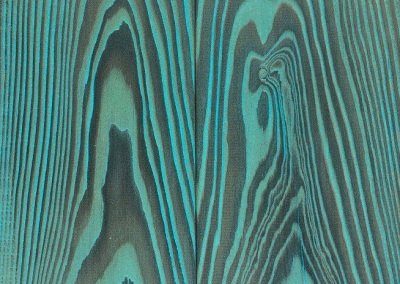 Yakisugi Timber Blue Emerald Sample.