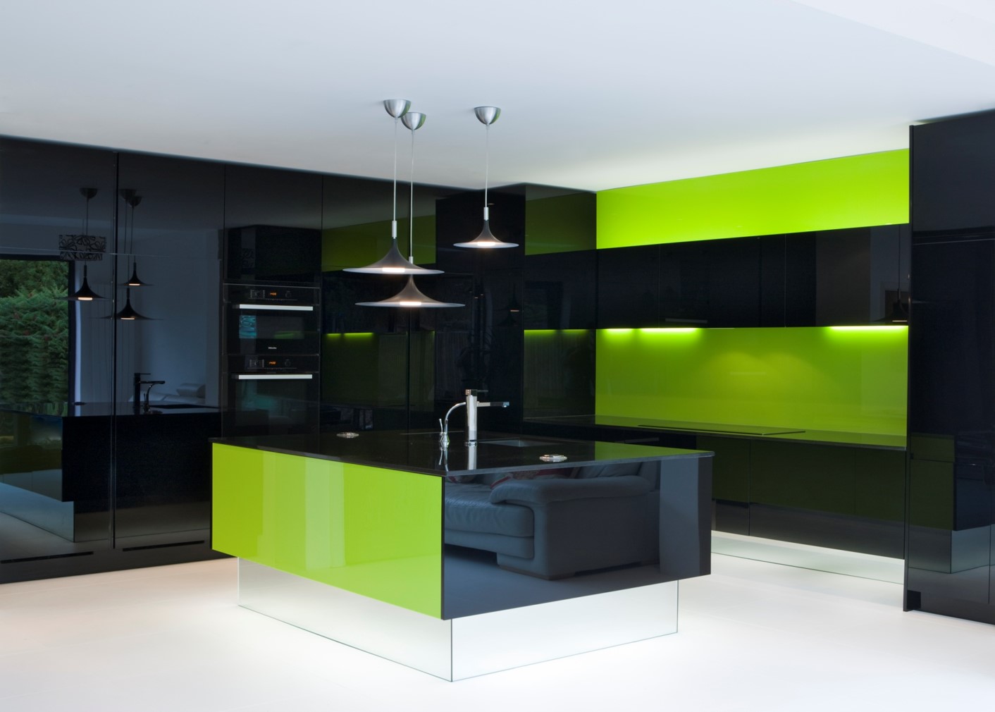 Resin Kitchens & Corian Kitchens - Gallery Kitchen Design & Installation.