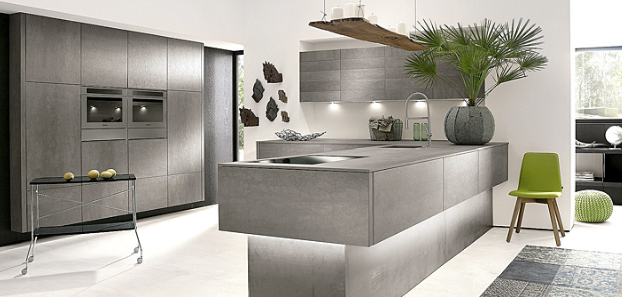 Concrete Kitchens - Gallery Kitchen Design Halifax, Cheshire & London.