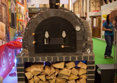 Stacking Wood Housing & Pizza Oven.