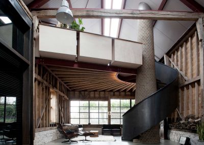 Industrial Barn Conversion With Contemporary Internal Design.