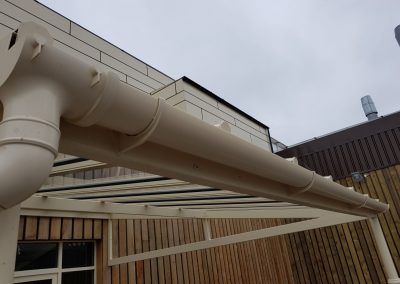 Commercial Canopy Guttering.