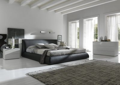 Current Designer Bedroom In Grey & White.