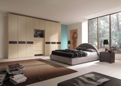 Spacious Bedroom With Blonde Oak.