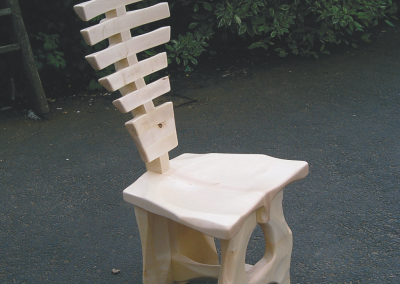 Back Bone Chair in Sycamore.