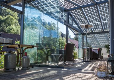 Solar Glass House Project.