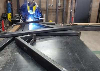 Fabricating Frames In-house.