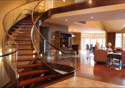 Glass & Timber Staircase Design.
