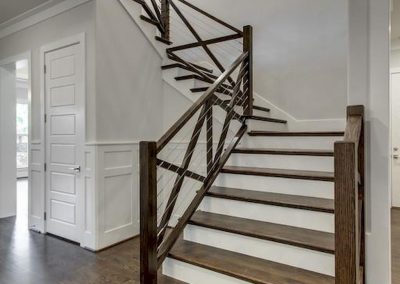 Modern Farmhouse Conversion Steel & Timber Staircase.
