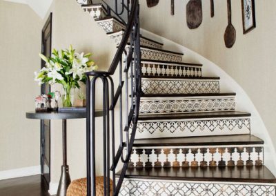 Tiled Staircase.