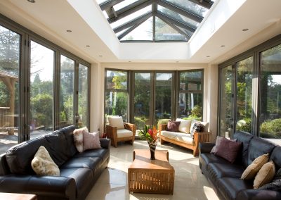 Contemporary Orangery Project With Garden View.