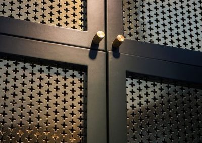 Feature Steel & Black Painted Doors Made To Order.
