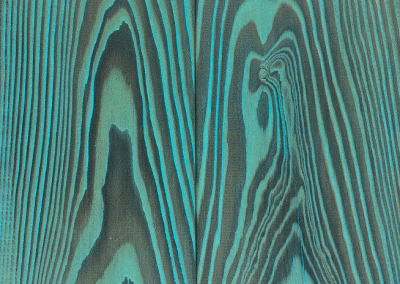 Yakisugi Timber Blue Emerald Sample.