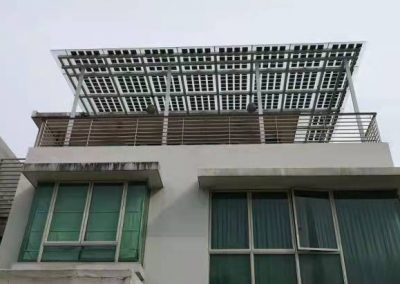 Apartment Roof Solar Canopy.