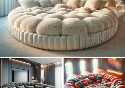 Bespoke Circular Sofa Bed.s.