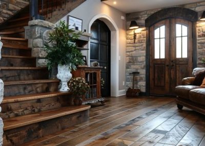Rock & Stone Timber Staircase.